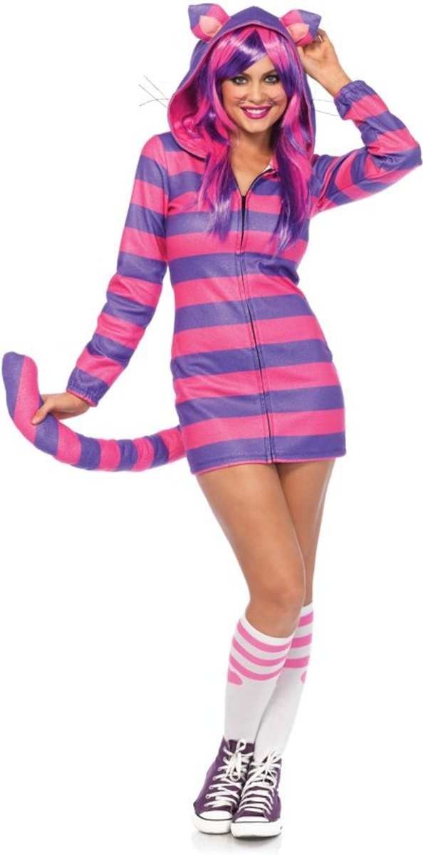 Cozy Cheshire Cat Roze Paars | Leg Avenue | maat XS